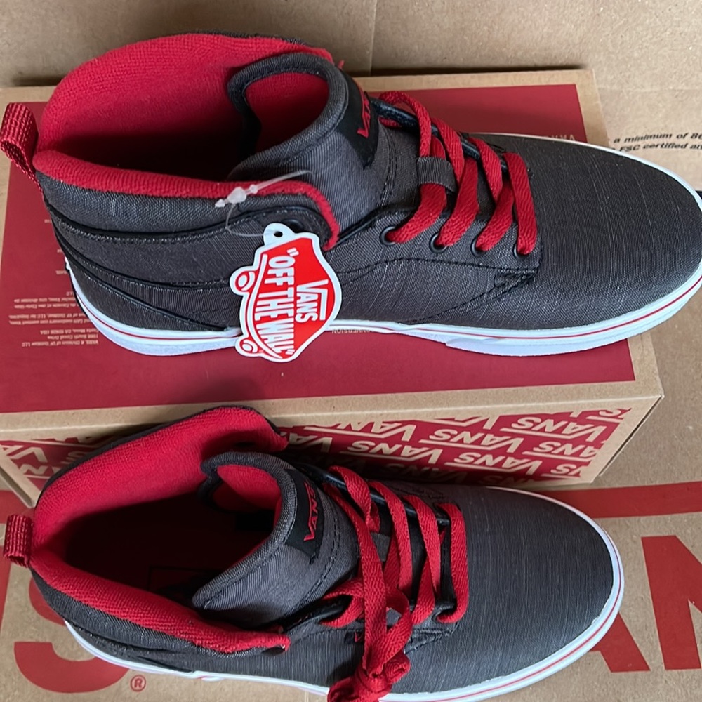 Vans Atwood Textile Black/Chili Pepper/White WMNS - Picture 3 of 16